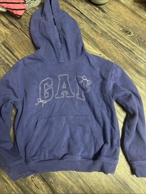 GAP Purple Hooded Pullover Sweatshirt